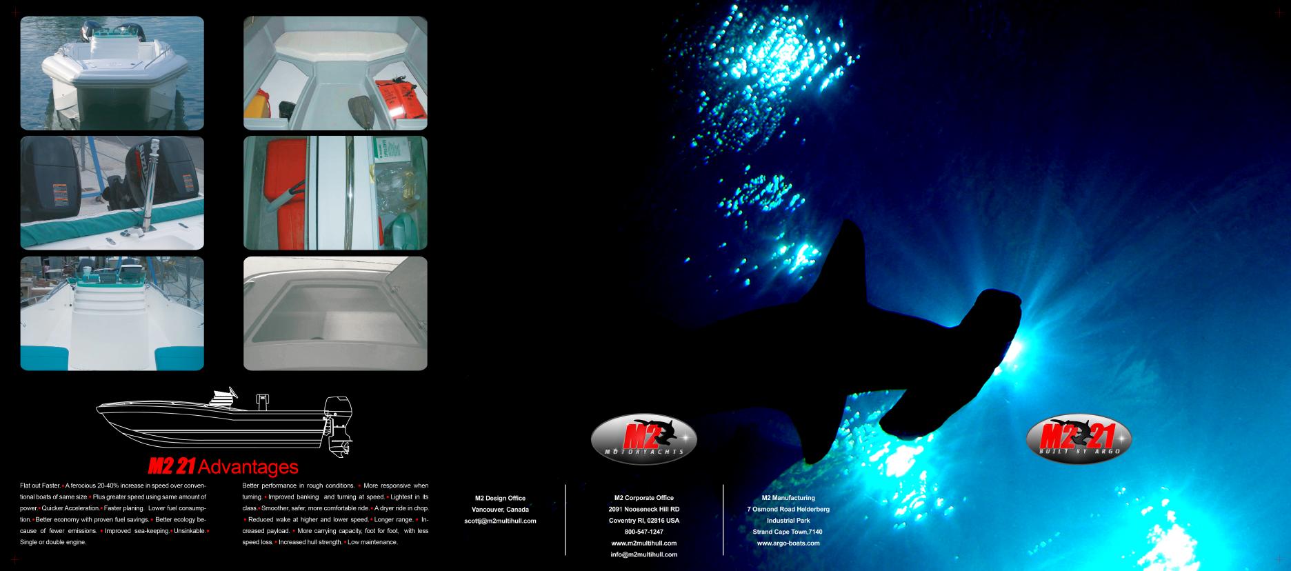 Original M2 21 brochure photo spread